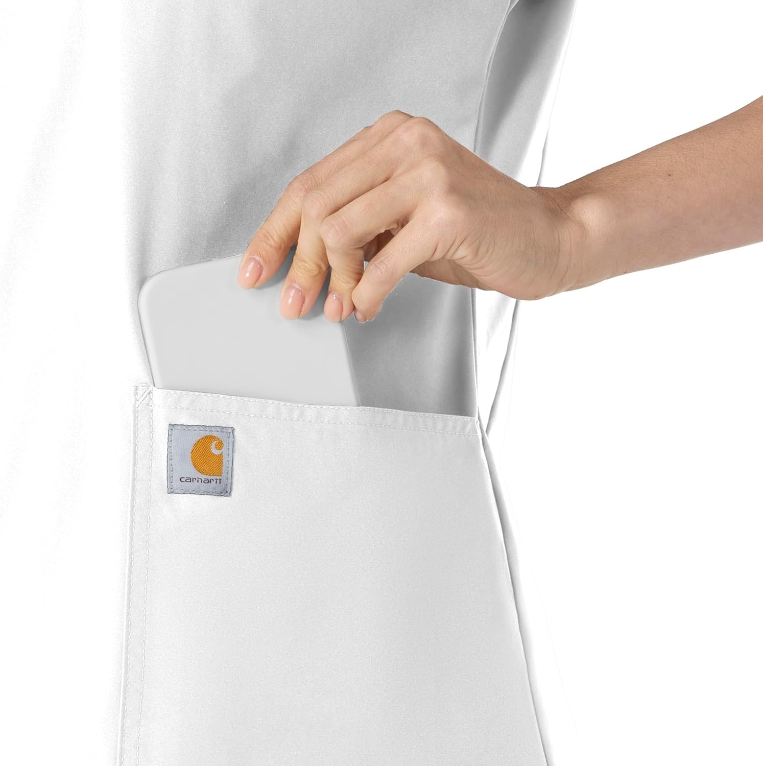 image:imageCarhartt Force Essentials Womens VNeck Scrub TopWhite