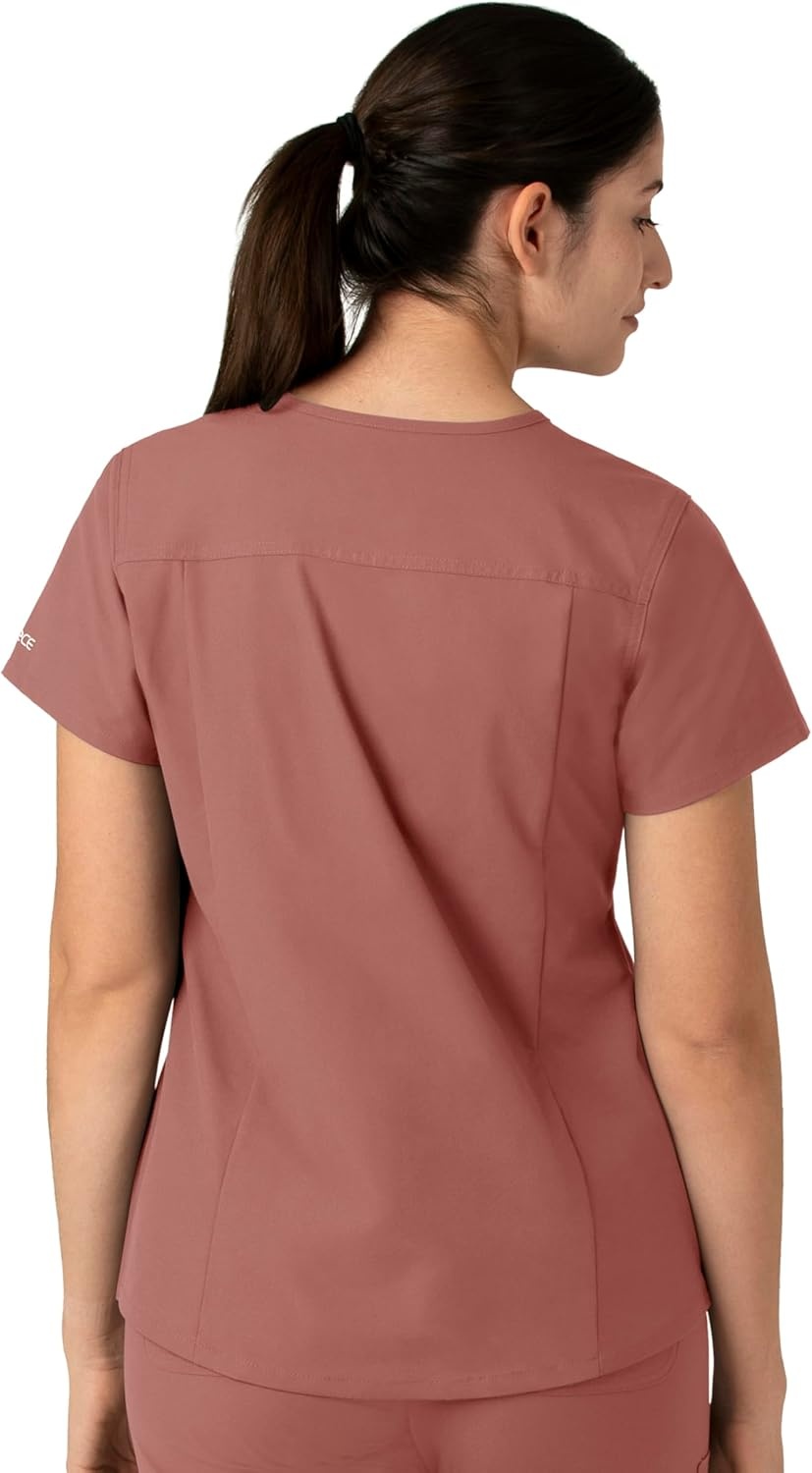 image:imageCarhartt Force Essentials Womens VNeck Scrub TopWildrose