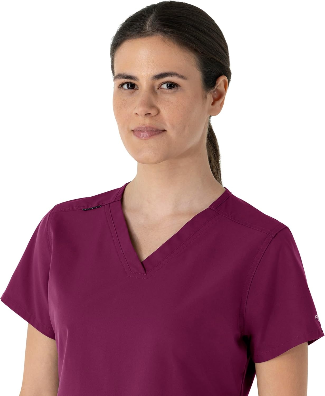 image:imageCarhartt Force Essentials Womens VNeck Scrub TopWine
