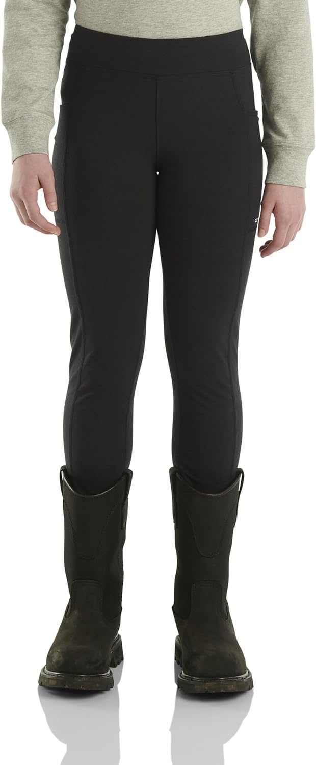 image:imageCarhartt Girls Fitted Utility LeggingsDark Caviar Black