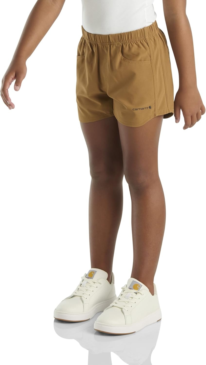 image:imageCarhartt Girls Rugged Flex Denim ShortCarhartt Brown