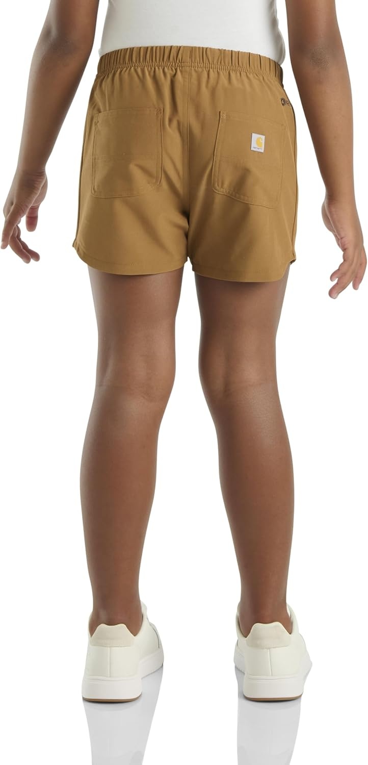 image:imageCarhartt Girls Rugged Flex Denim ShortCarhartt Brown