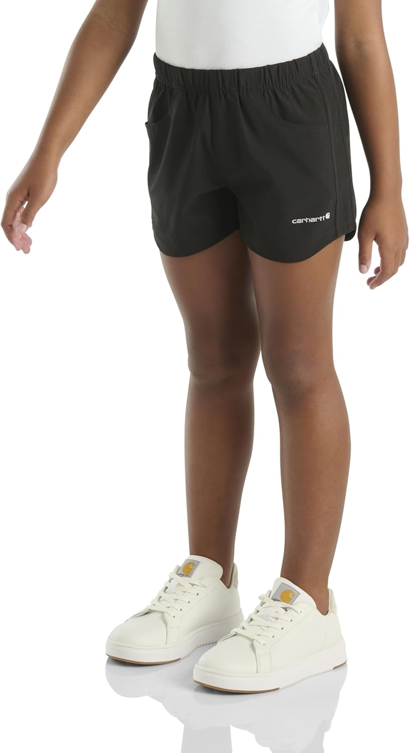image:imageCarhartt Girls Rugged Flex Denim ShortCaviar Black