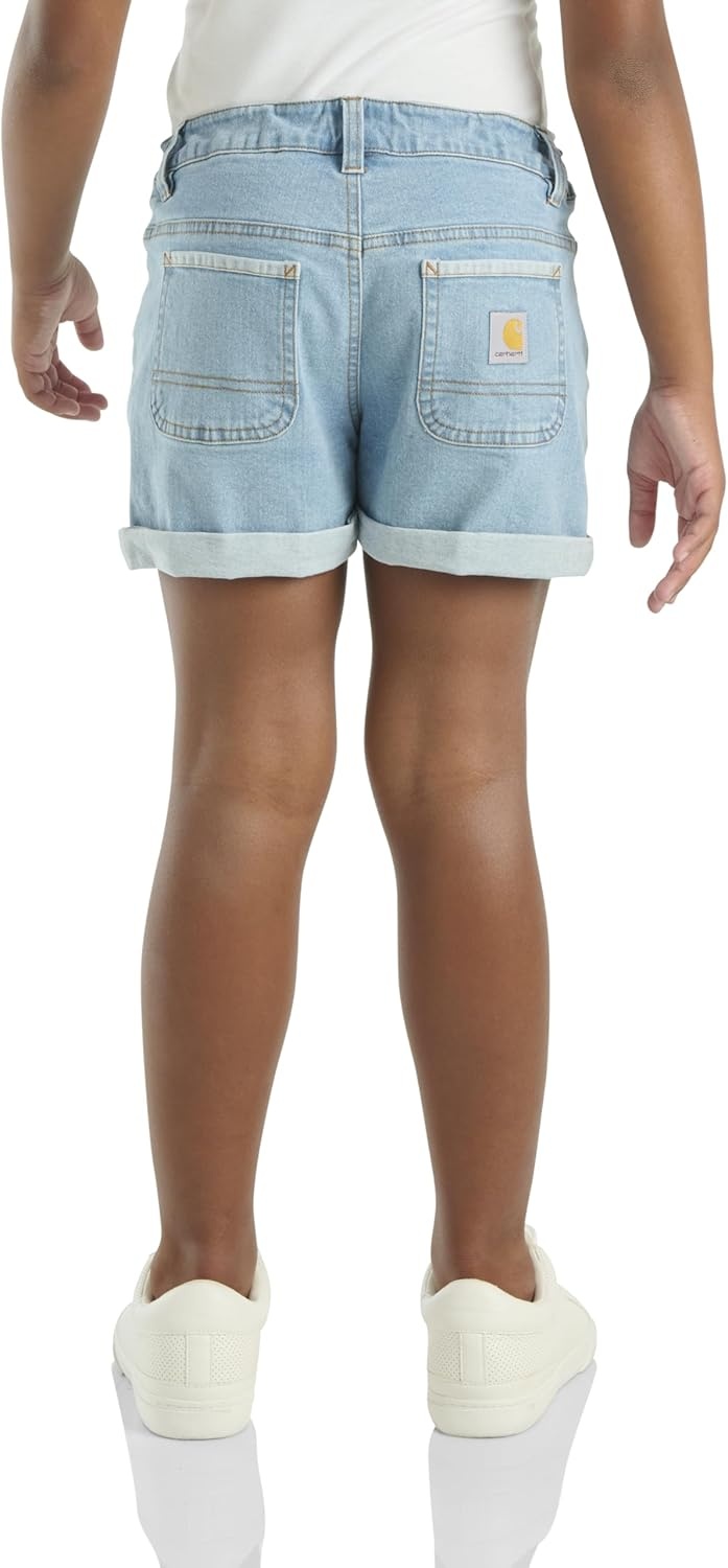 image:imageCarhartt Girls Rugged Flex Denim ShortLight Wash