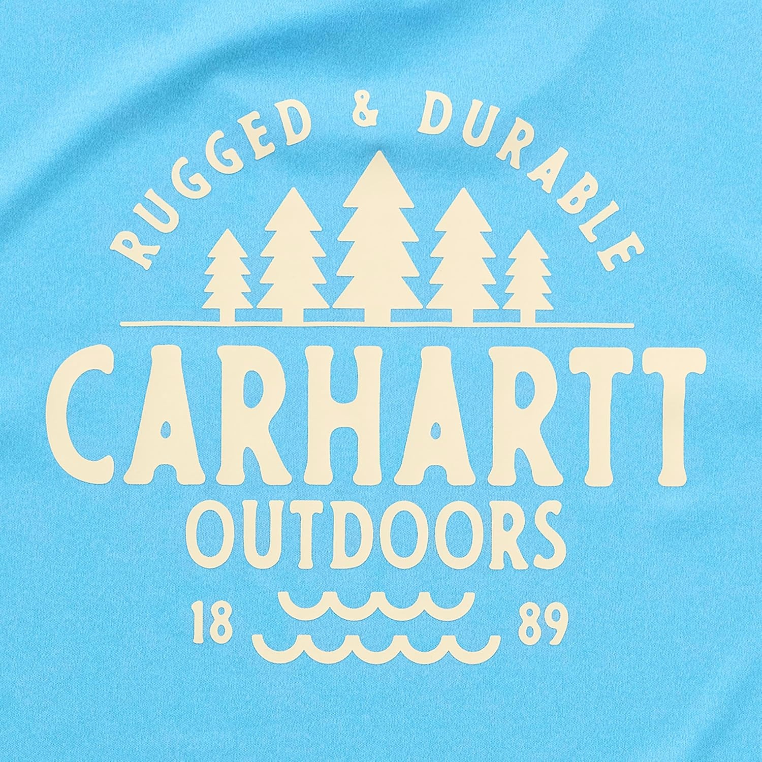 image:imageCarhartt Kids CA6696 ShortSleeve Force Sun Defender TShirt BoysAzure Blue Heather