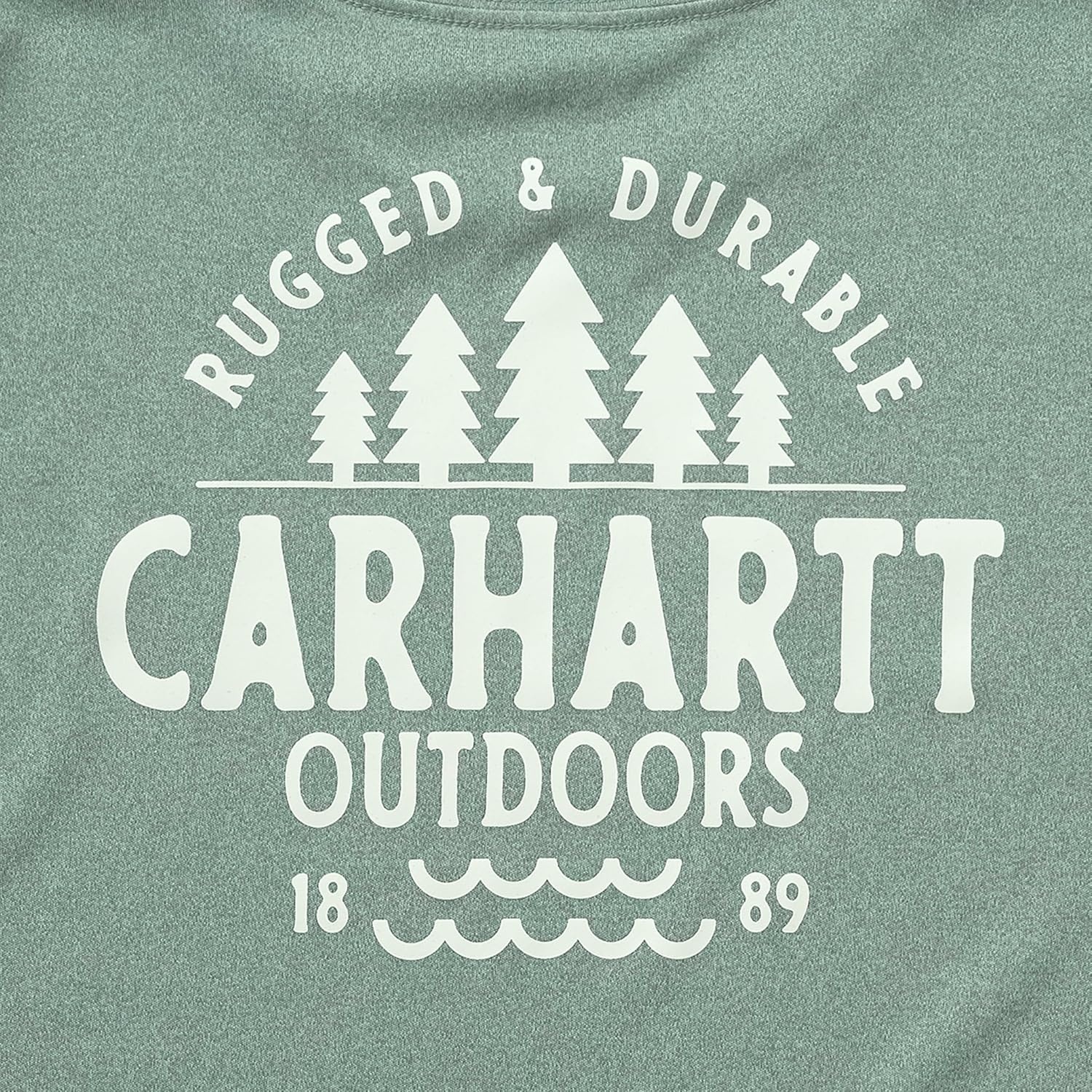 image:imageCarhartt Kids CA6696 ShortSleeve Force Sun Defender TShirt BoysLaurel Wreath Heather