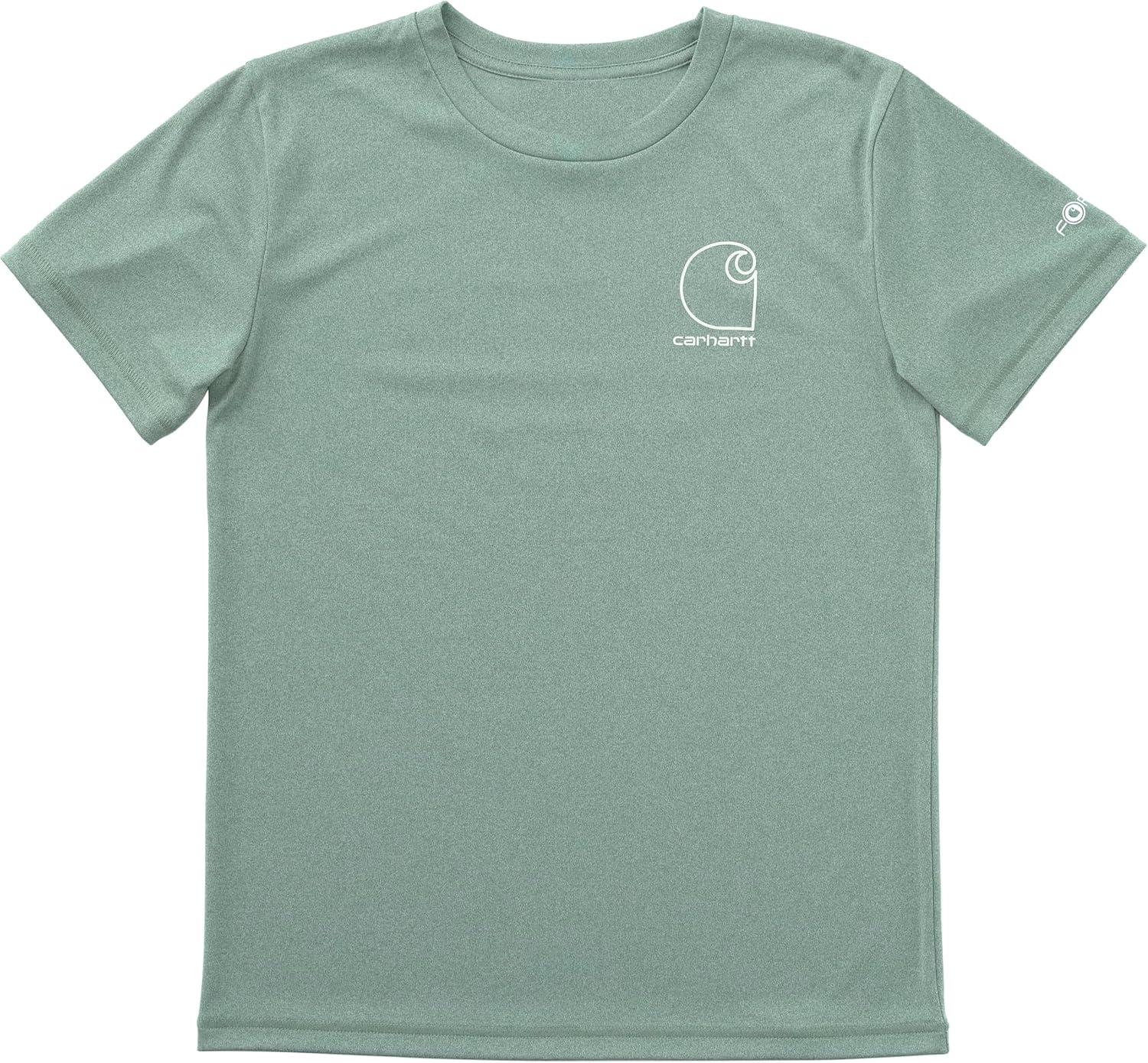 image:imageCarhartt Kids CA6696 ShortSleeve Force Sun Defender TShirt BoysLaurel Wreath Heather