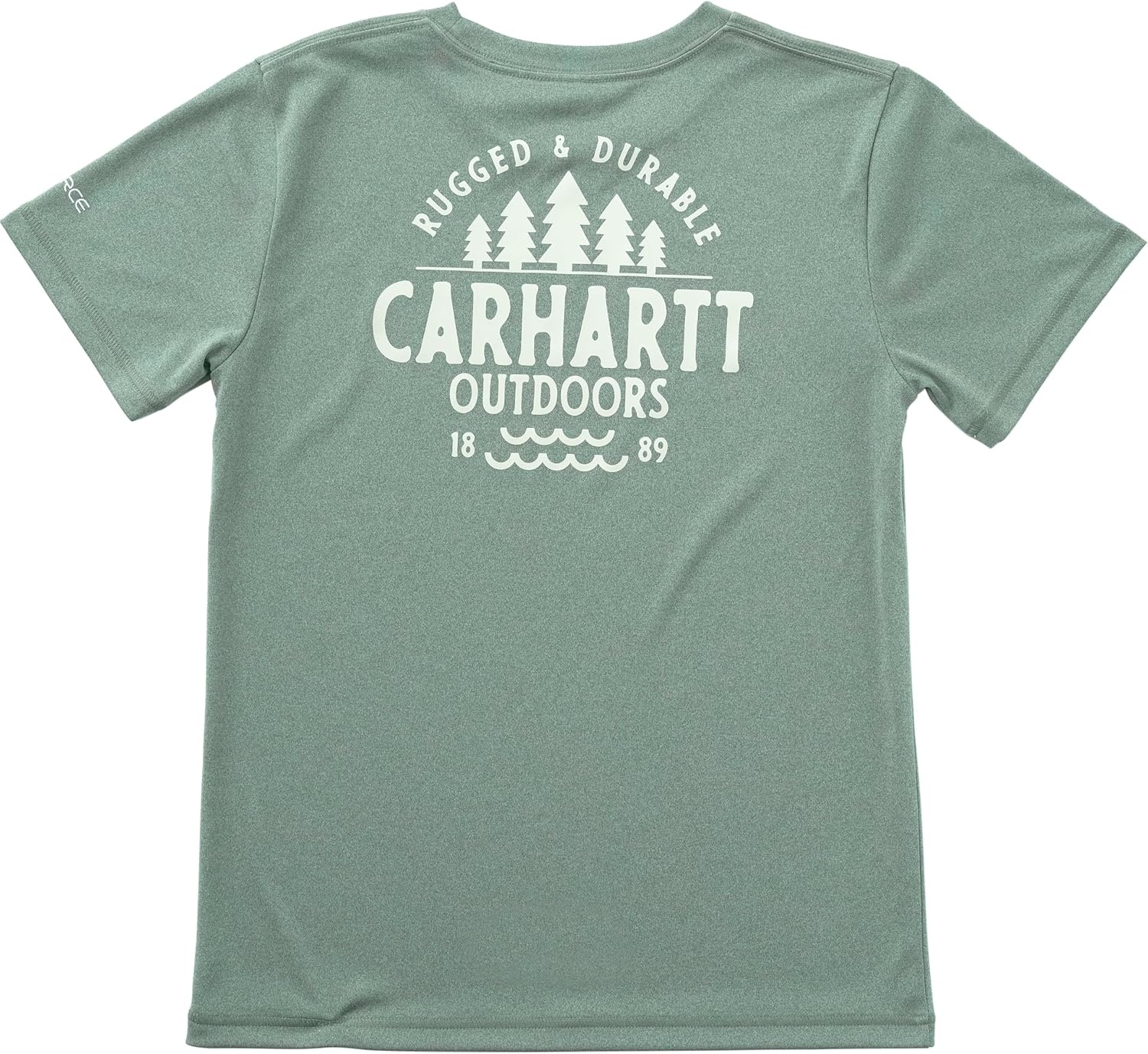 image:imageCarhartt Kids CA6696 ShortSleeve Force Sun Defender TShirt BoysLaurel Wreath Heather