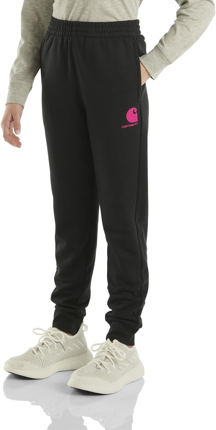 image:imageCarhartt Kids CK9450 Fleece Logo Sweatpant GirlsBlack