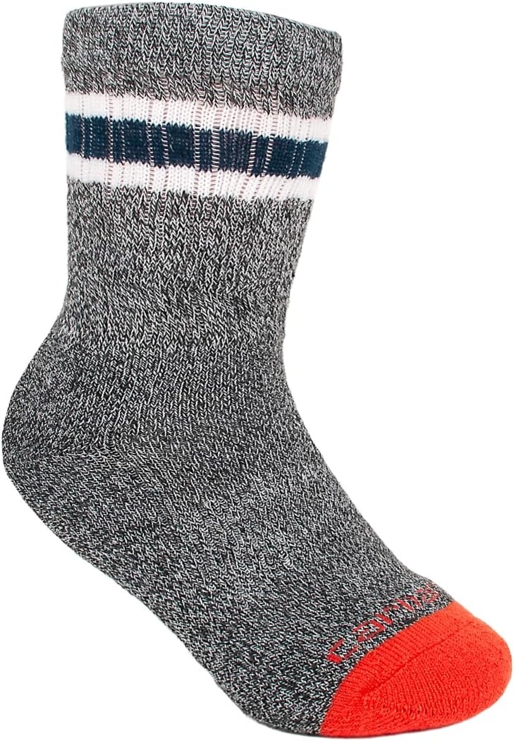 image:imageCarhartt Kids SC0146J Boys Midweight Camp Crew Sock 6PackBlue