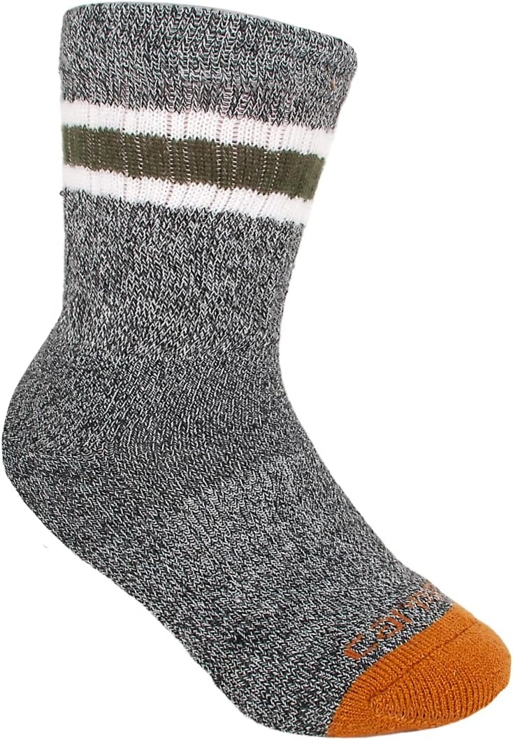 image:imageCarhartt Kids SC0146J Boys Midweight Camp Crew Sock 6PackBlue