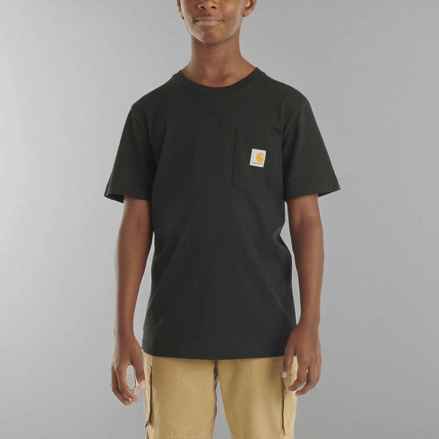 image:imageCarhartt Kids Short Sleeve Pocket TShirt Tee ShirtBlack