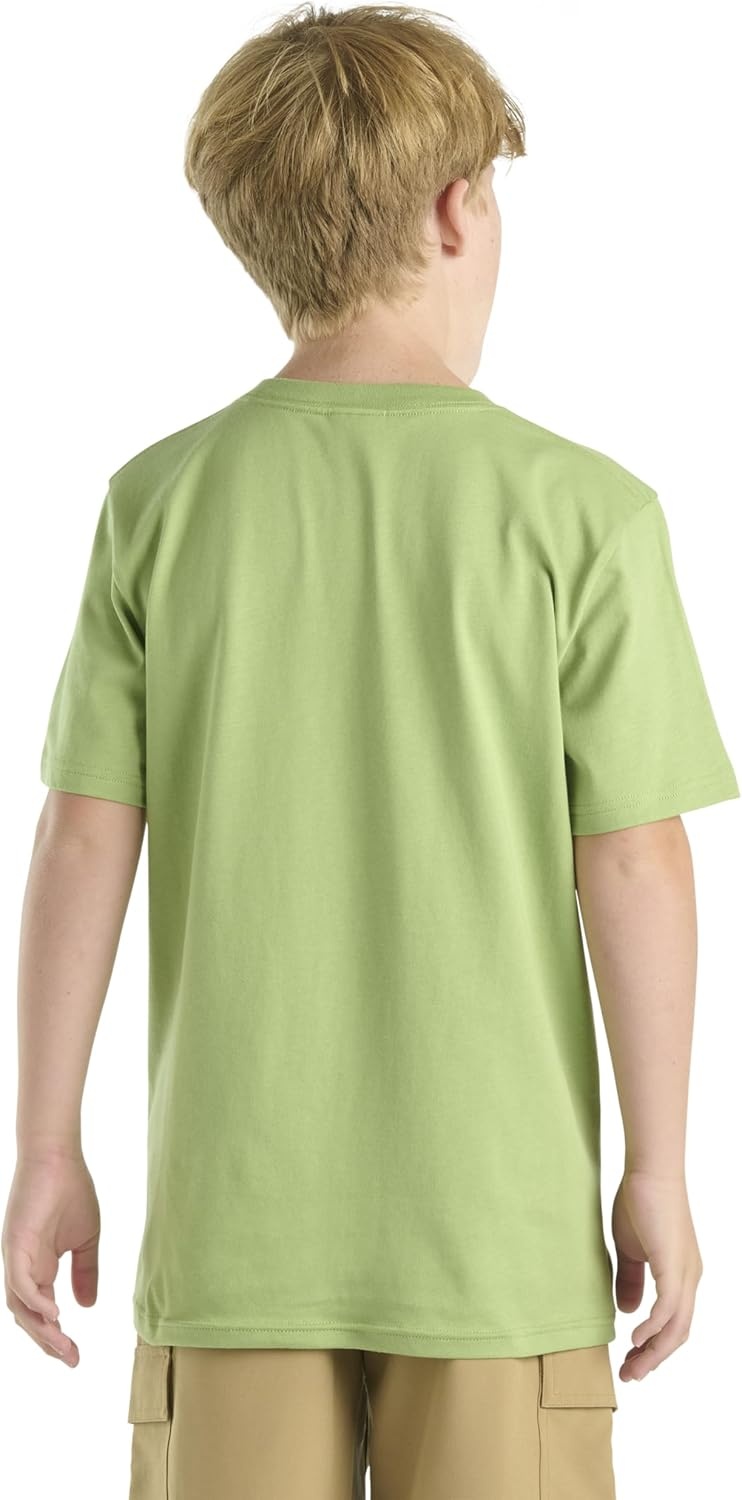 image:imageCarhartt Kids Short Sleeve Pocket TShirt Tee ShirtBright Light Green