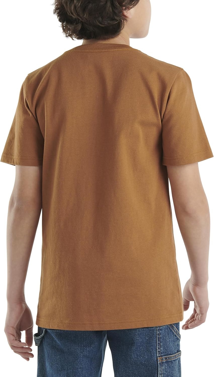 image:imageCarhartt Kids Short Sleeve Pocket TShirt Tee ShirtBrown