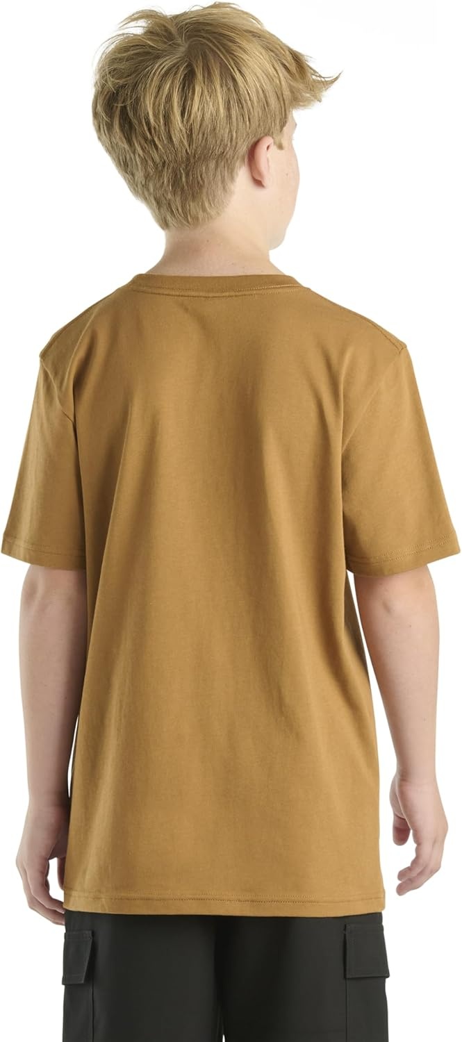 image:imageCarhartt Kids Short Sleeve Pocket TShirt Tee ShirtCarhartt Brown Tonal