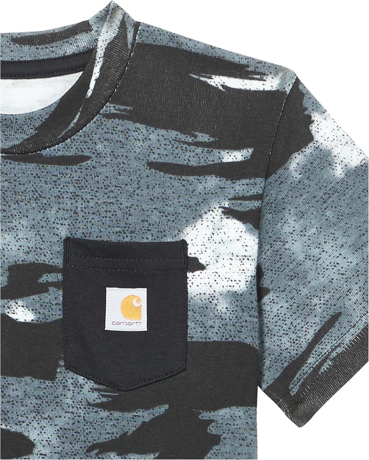 image:imageCarhartt Kids Short Sleeve Pocket TShirt Tee ShirtCaviar Black Camo