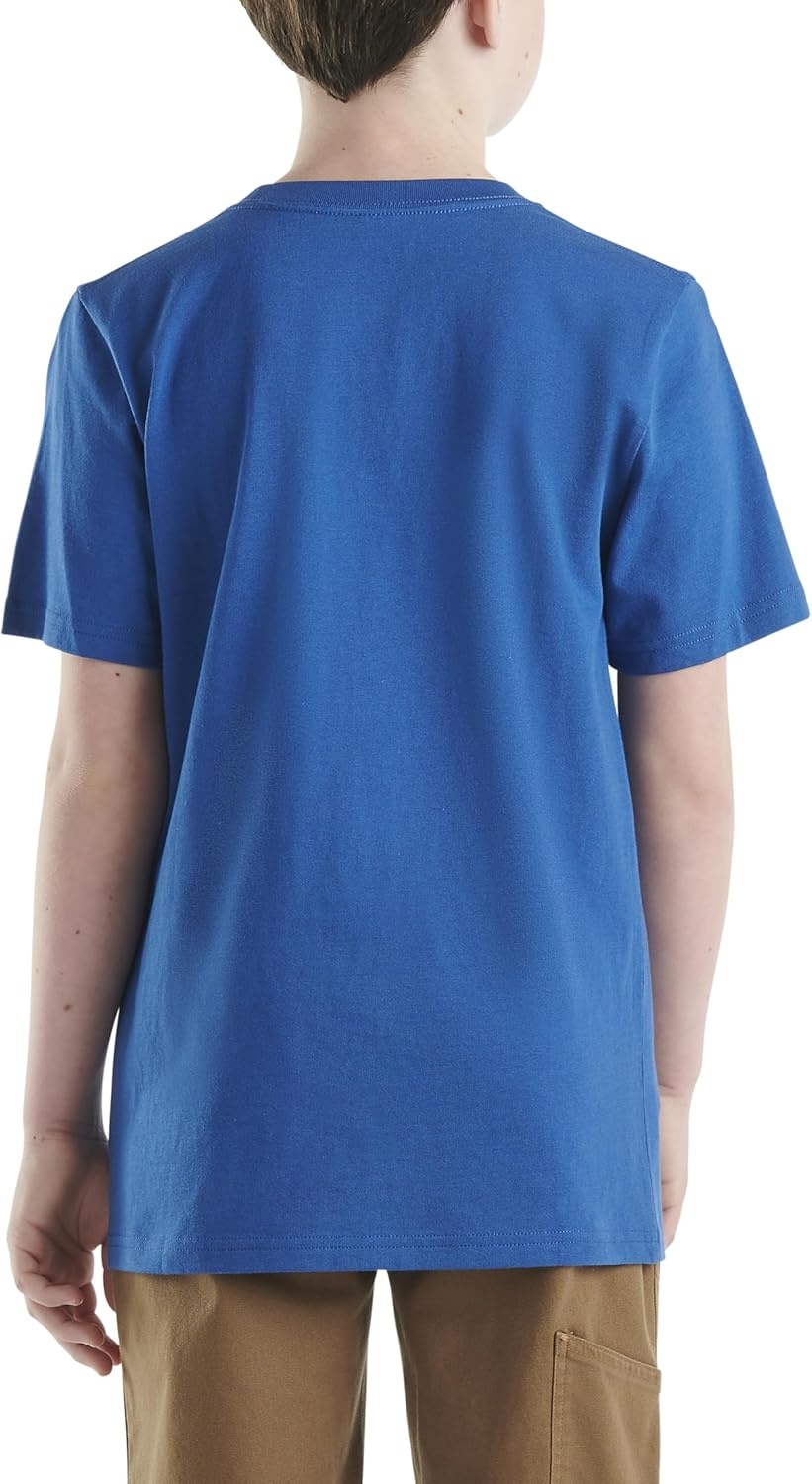 image:imageCarhartt Kids Short Sleeve Pocket TShirt Tee ShirtGalaxy Blue