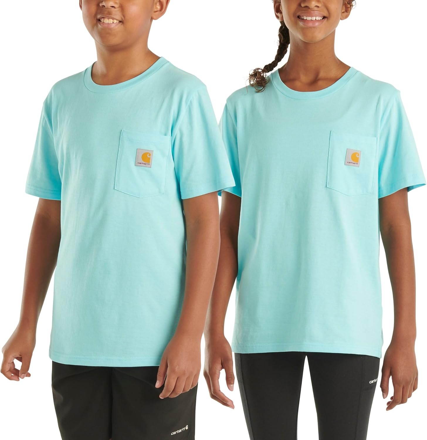 image:imageCarhartt Kids Short Sleeve Pocket TShirt Tee ShirtGulf Blue