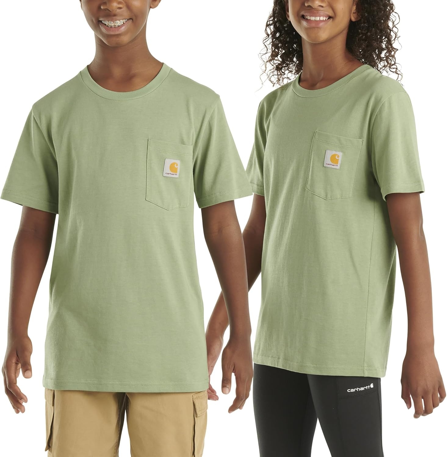 image:imageCarhartt Kids Short Sleeve Pocket TShirt Tee ShirtLoden Frost