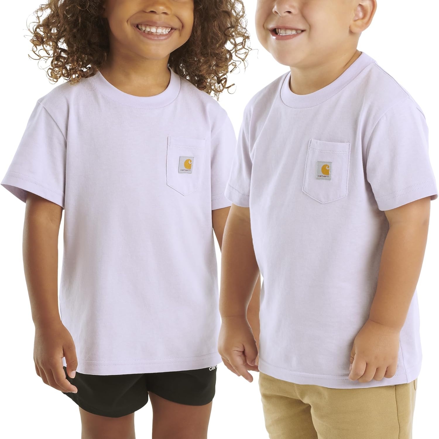 image:imageCarhartt Kids Short Sleeve Pocket TShirt Tee ShirtOrchid Petal Purple