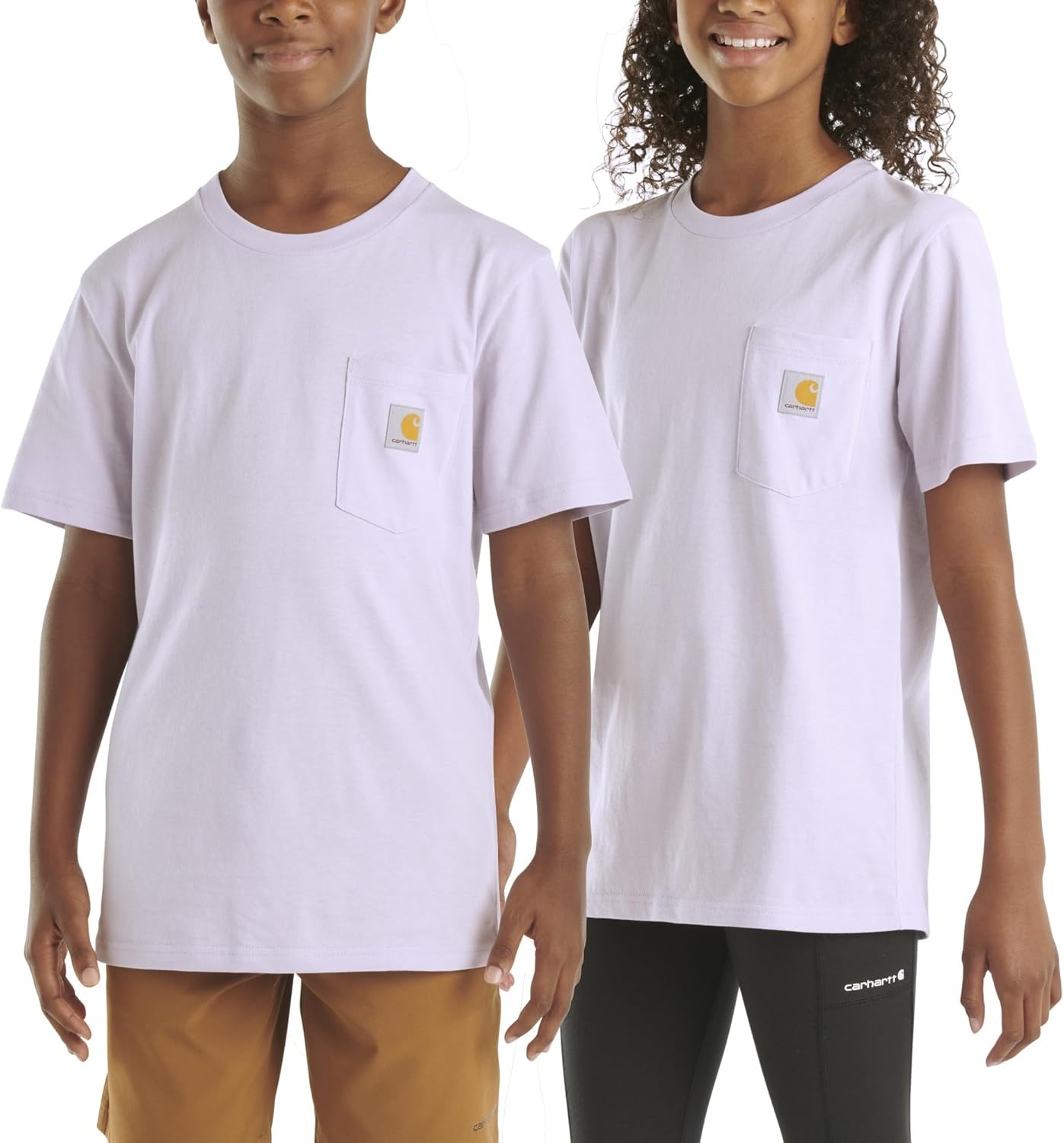 image:imageCarhartt Kids Short Sleeve Pocket TShirt Tee ShirtOrchid Petal Purple