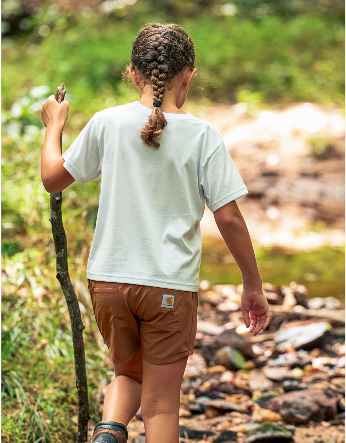 image:imageCarhartt Kids Short Sleeve Pocket TShirt Tee ShirtTurtledove Tonal