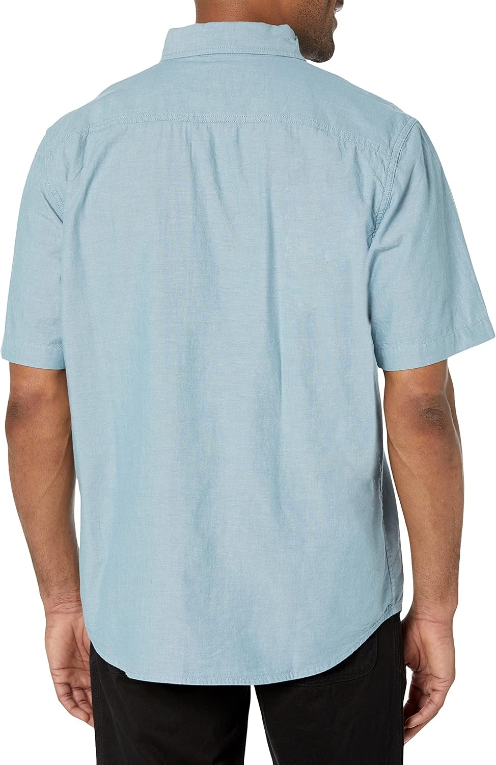image:imageCarhartt Mens 104369 Loose Fit Midweight ShirtBlue Chambray