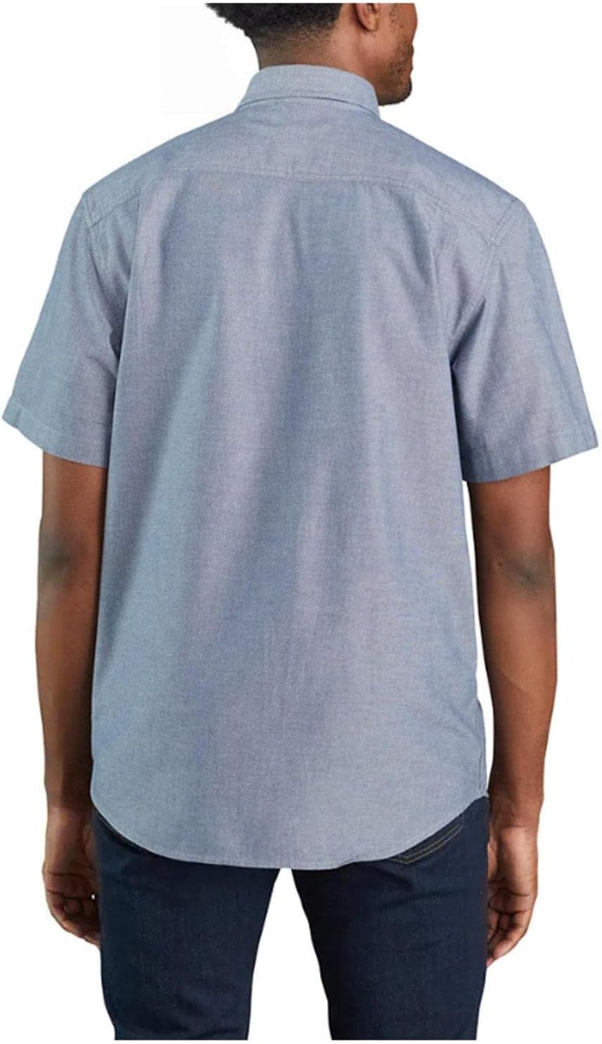 image:imageCarhartt Mens 104369 Loose Fit Midweight ShirtDenim Blue Chambray