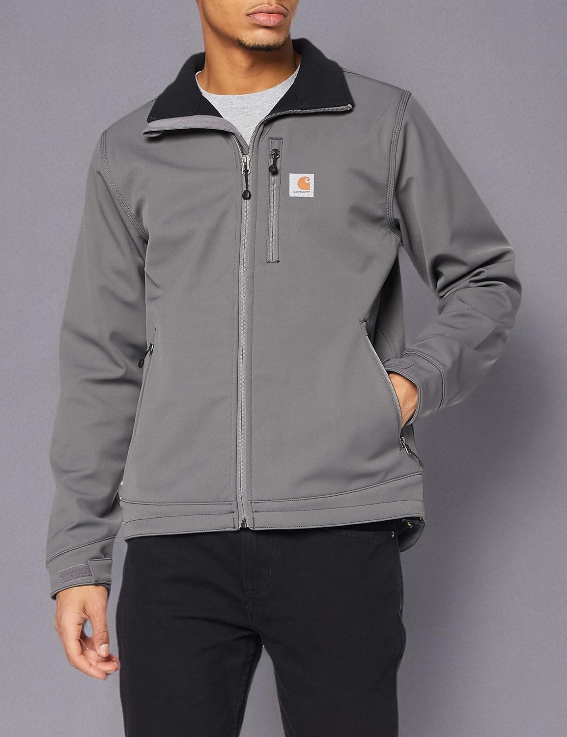 image:imageCarhartt Mens Crowley Softshell JacketCharcoal