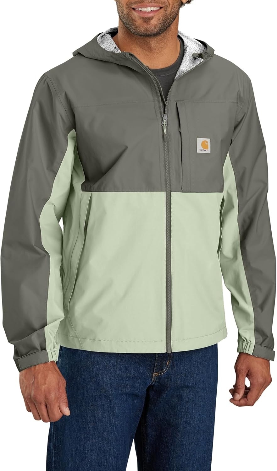 image:imageCarhartt Mens Monterey JacketTender GreensDusty Olive