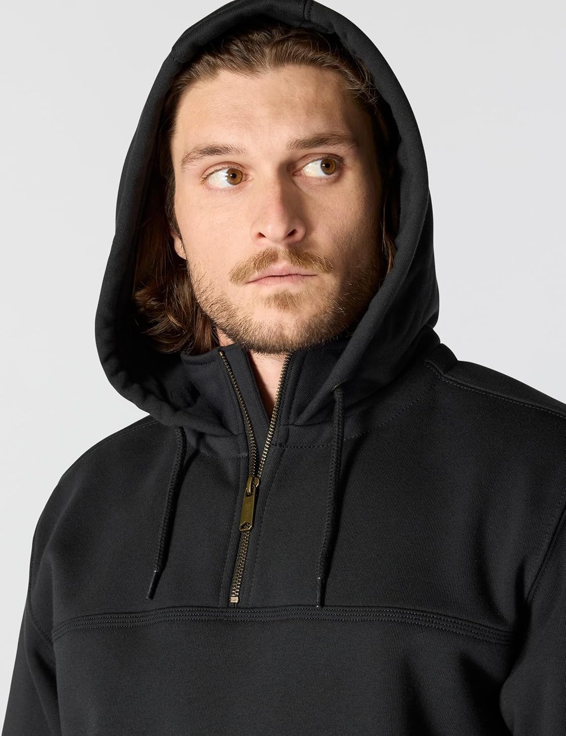 image:imageCarhartt Mens Paxton 14Zip SweatshirtBlack