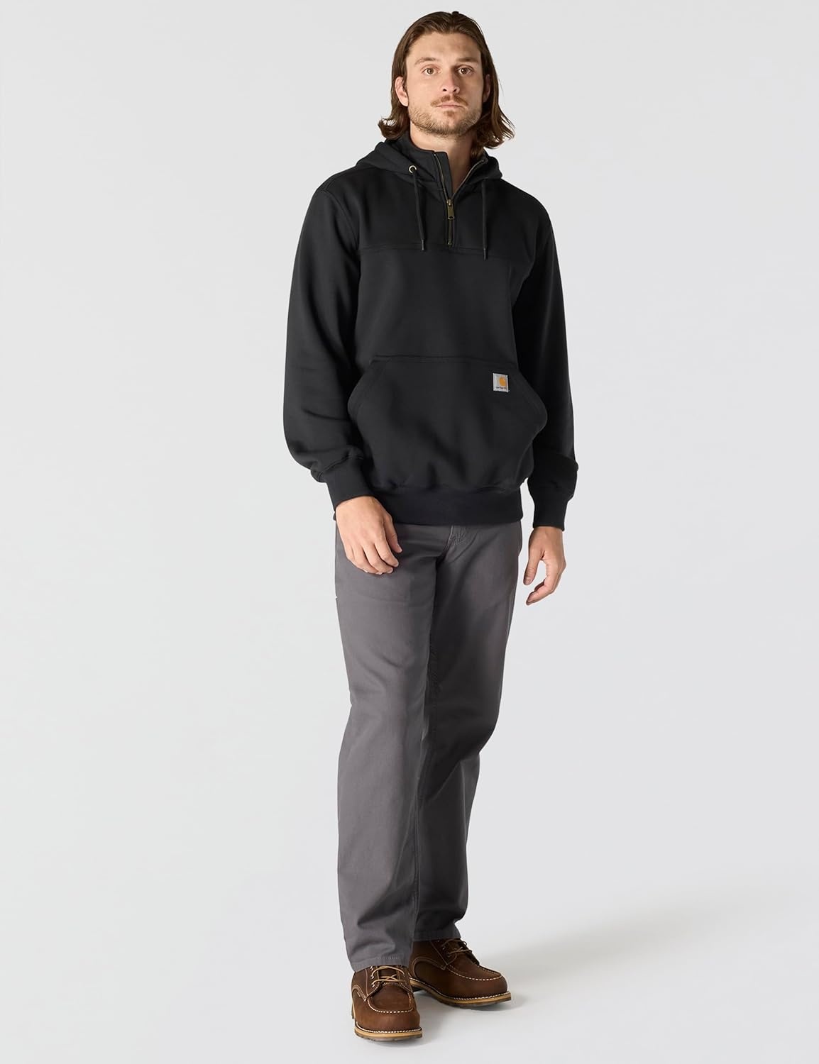 image:imageCarhartt Mens Paxton 14Zip SweatshirtBlack