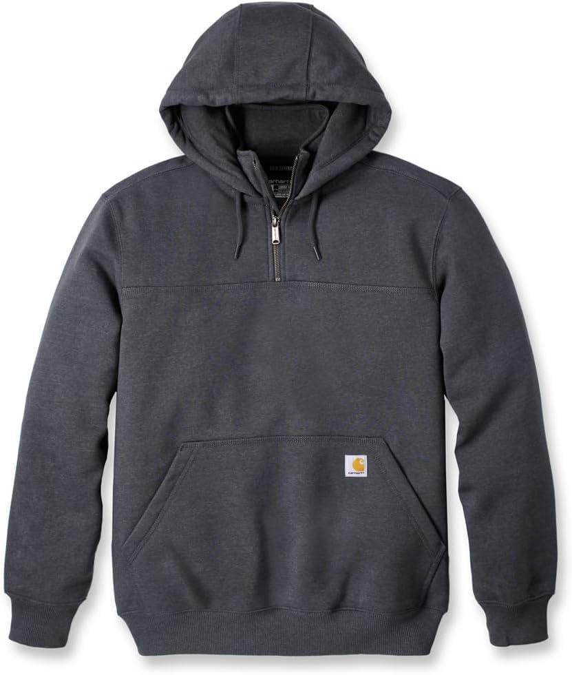 image:imageCarhartt Mens Paxton 14Zip SweatshirtCarbon Heather