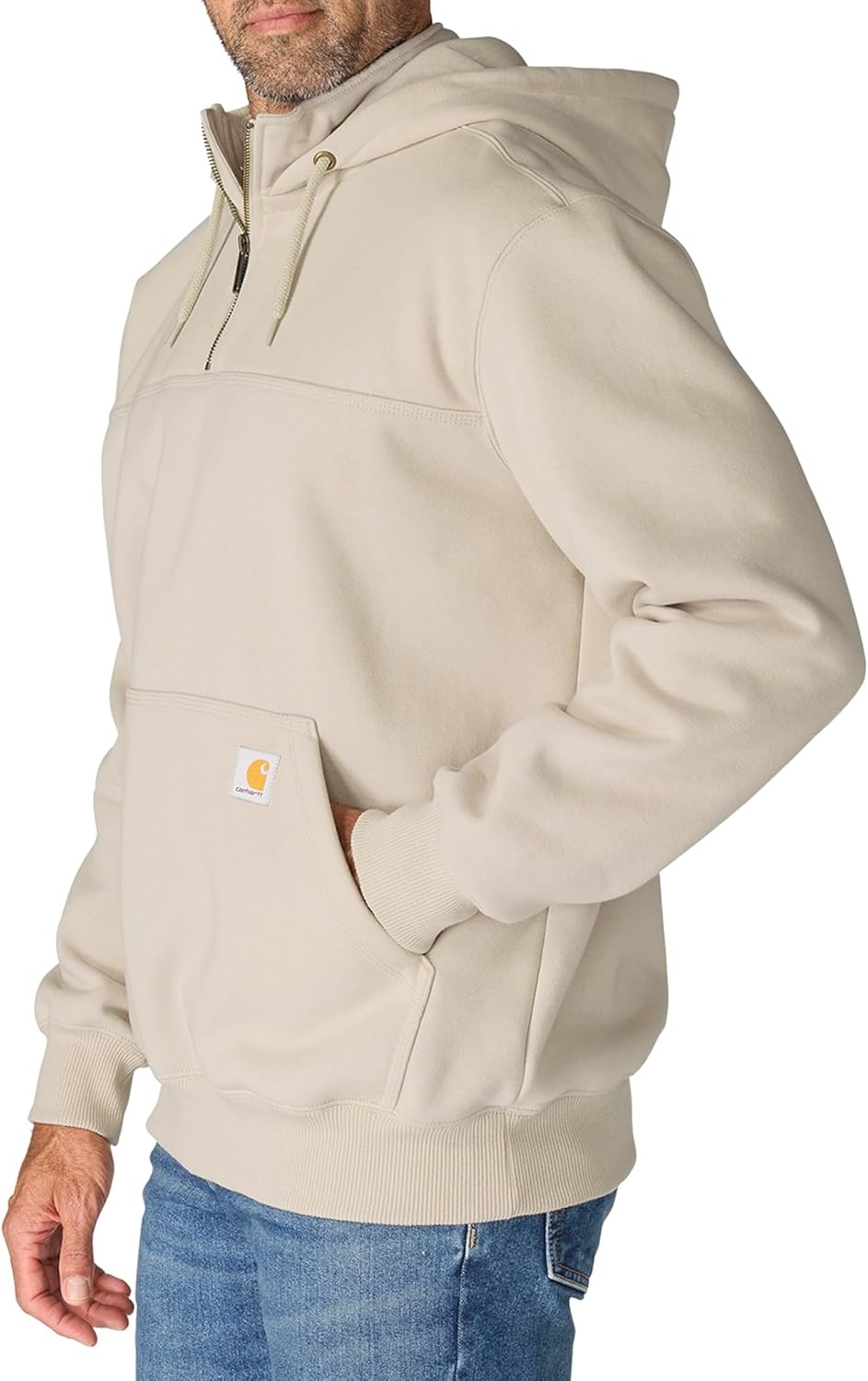 image:imageCarhartt Mens Paxton 14Zip SweatshirtCobblestone