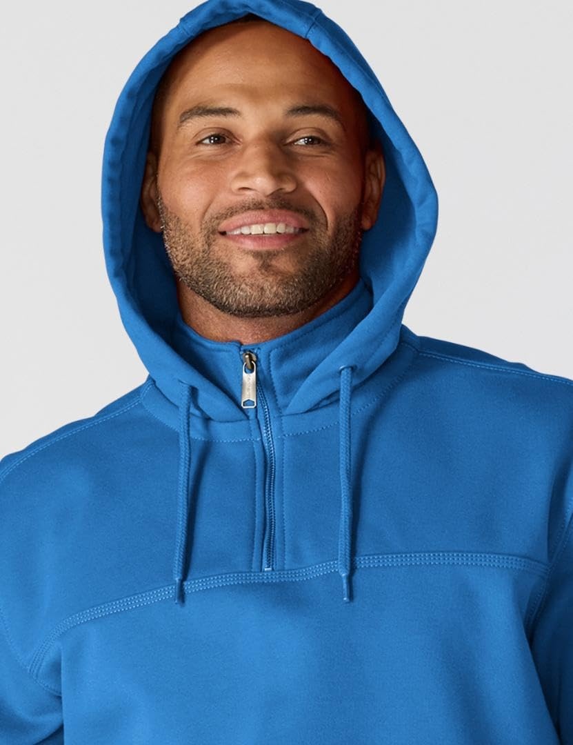 image:imageCarhartt Mens Paxton 14Zip SweatshirtDark Horizon Blue
