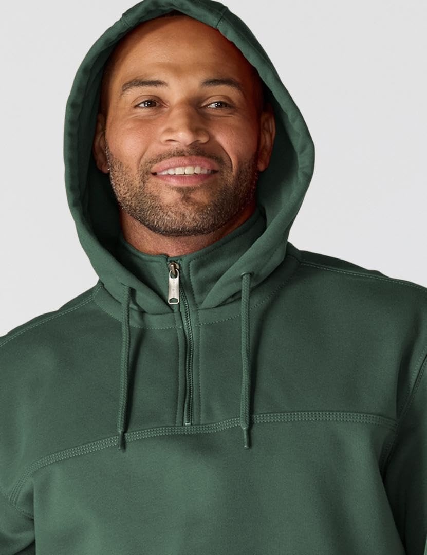 image:imageCarhartt Mens Paxton 14Zip SweatshirtForestry Green