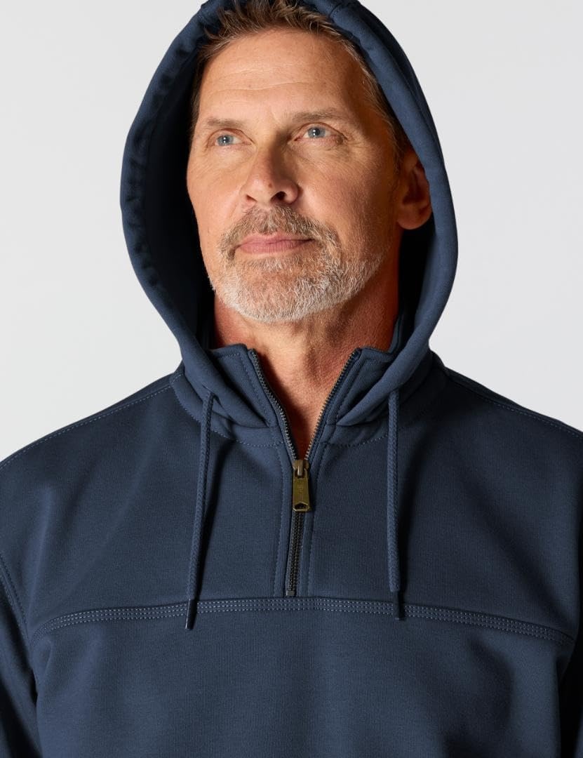 image:imageCarhartt Mens Paxton 14Zip SweatshirtNew Navy