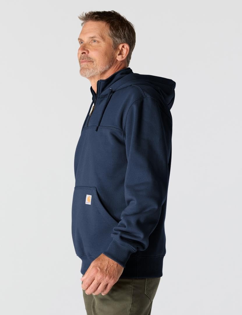 image:imageCarhartt Mens Paxton 14Zip SweatshirtNew Navy