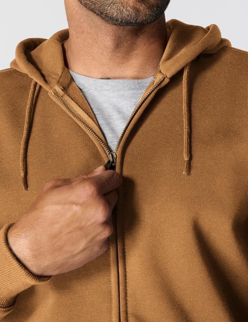 image:imageCarhartt Mens Paxton FullZip SweatshirtCarhartt Brown