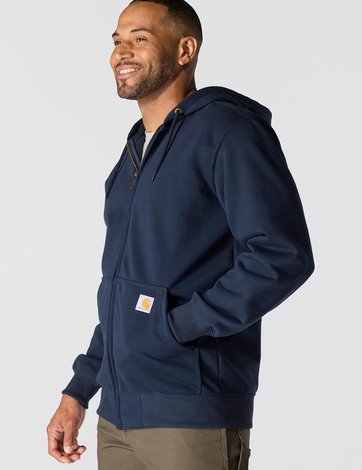 image:imageCarhartt Mens Paxton FullZip SweatshirtNew Navy