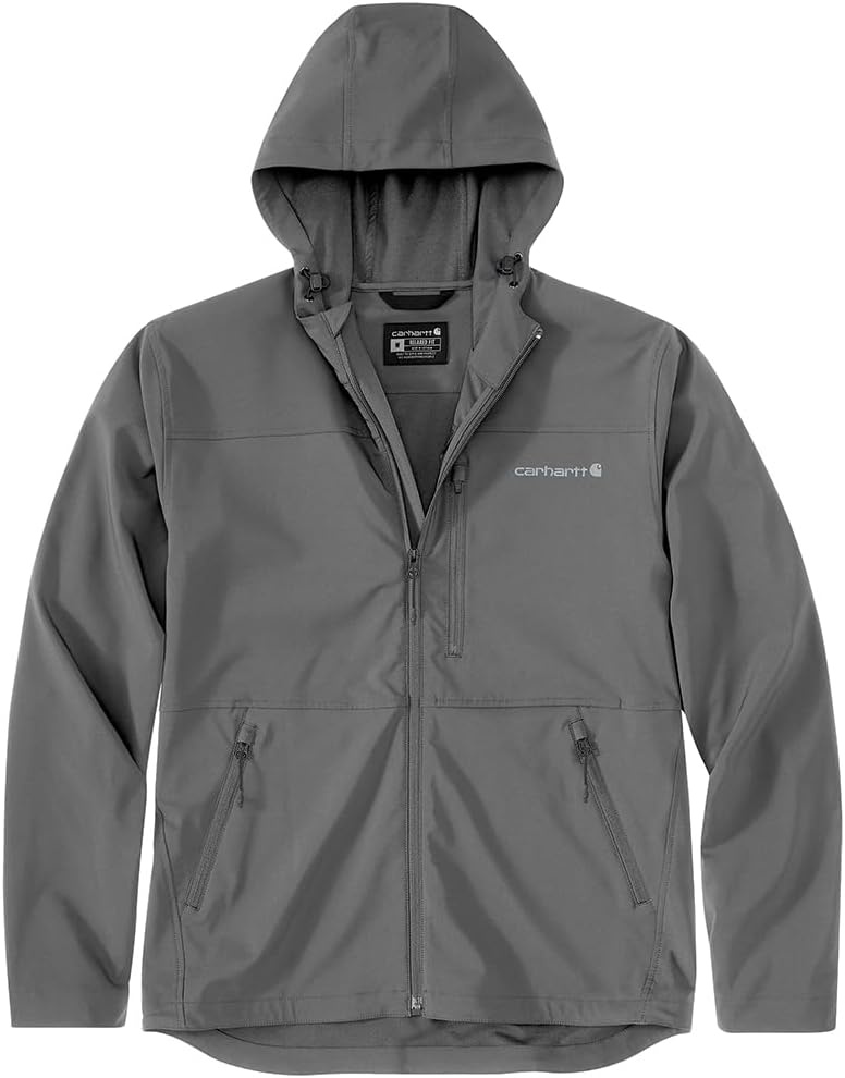 image:imageCarhartt Mens Rain Defender Relaxed Fit Jacket Relaxed Fit JacketSteel