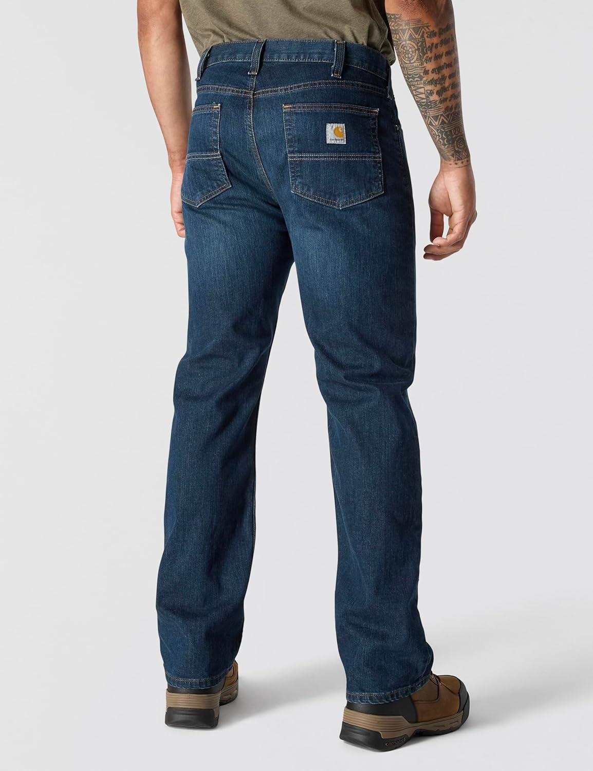 image:imageCarhartt Mens Relaxed Straight Rugged Flex JeanClearwater