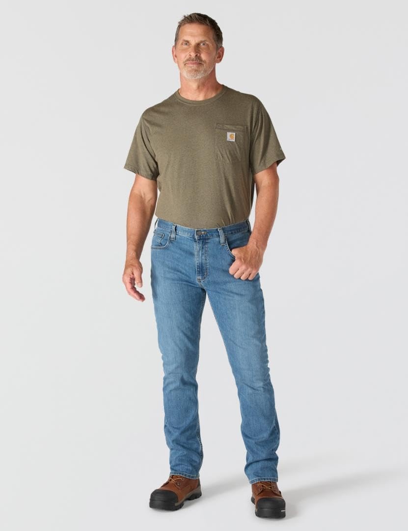 image:imageCarhartt Mens Relaxed Straight Rugged Flex JeanColdwater