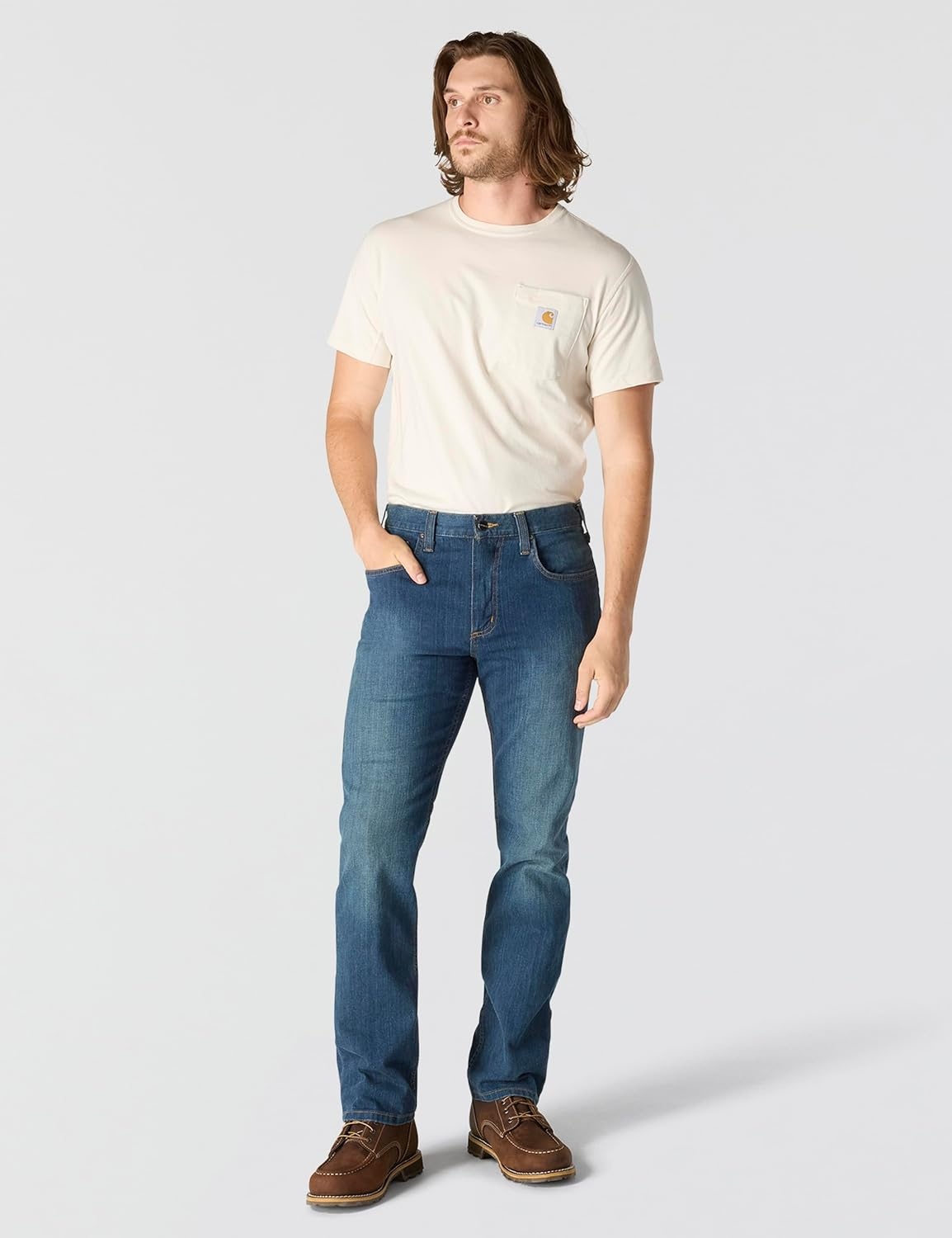 image:imageCarhartt Mens Relaxed Straight Rugged Flex JeanSuperior