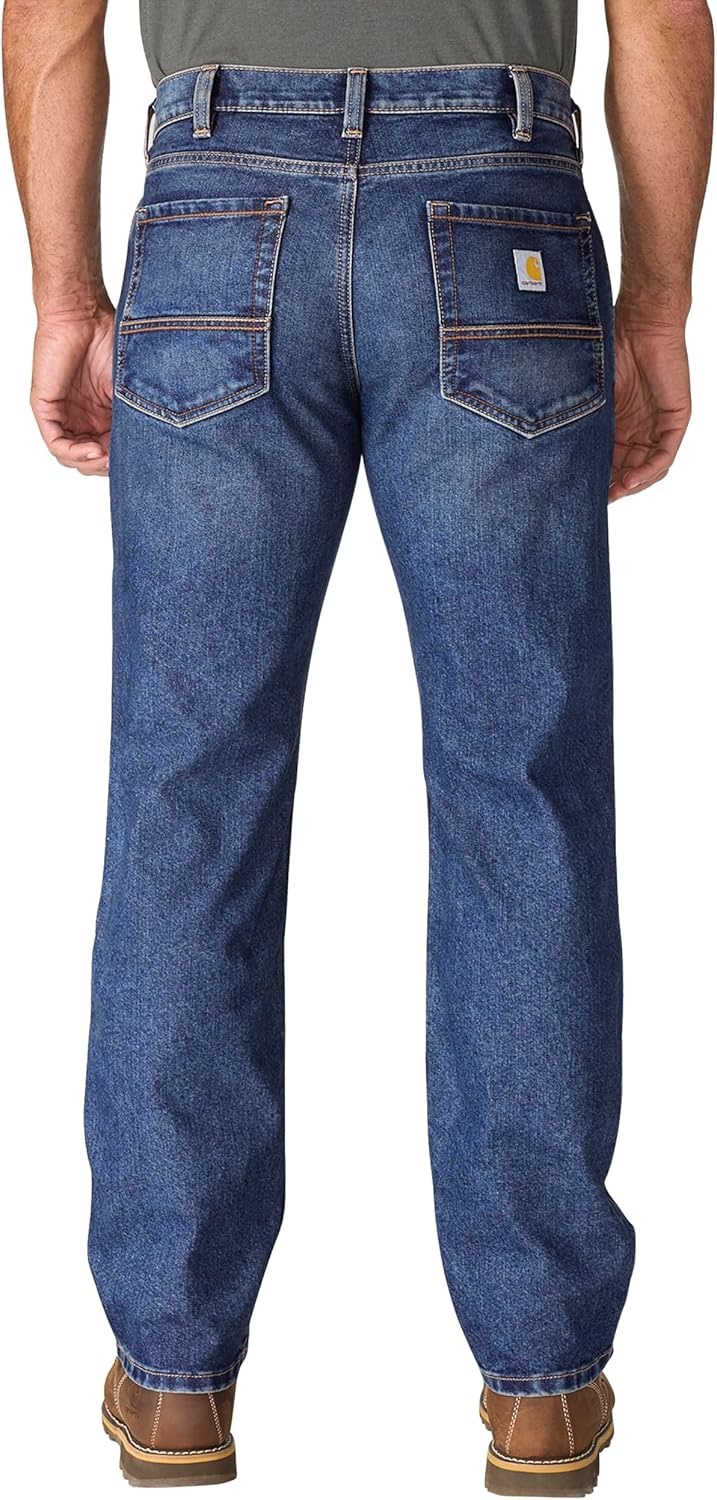 image:imageCarhartt Mens Relaxed Straight Rugged Flex JeanWild Rye