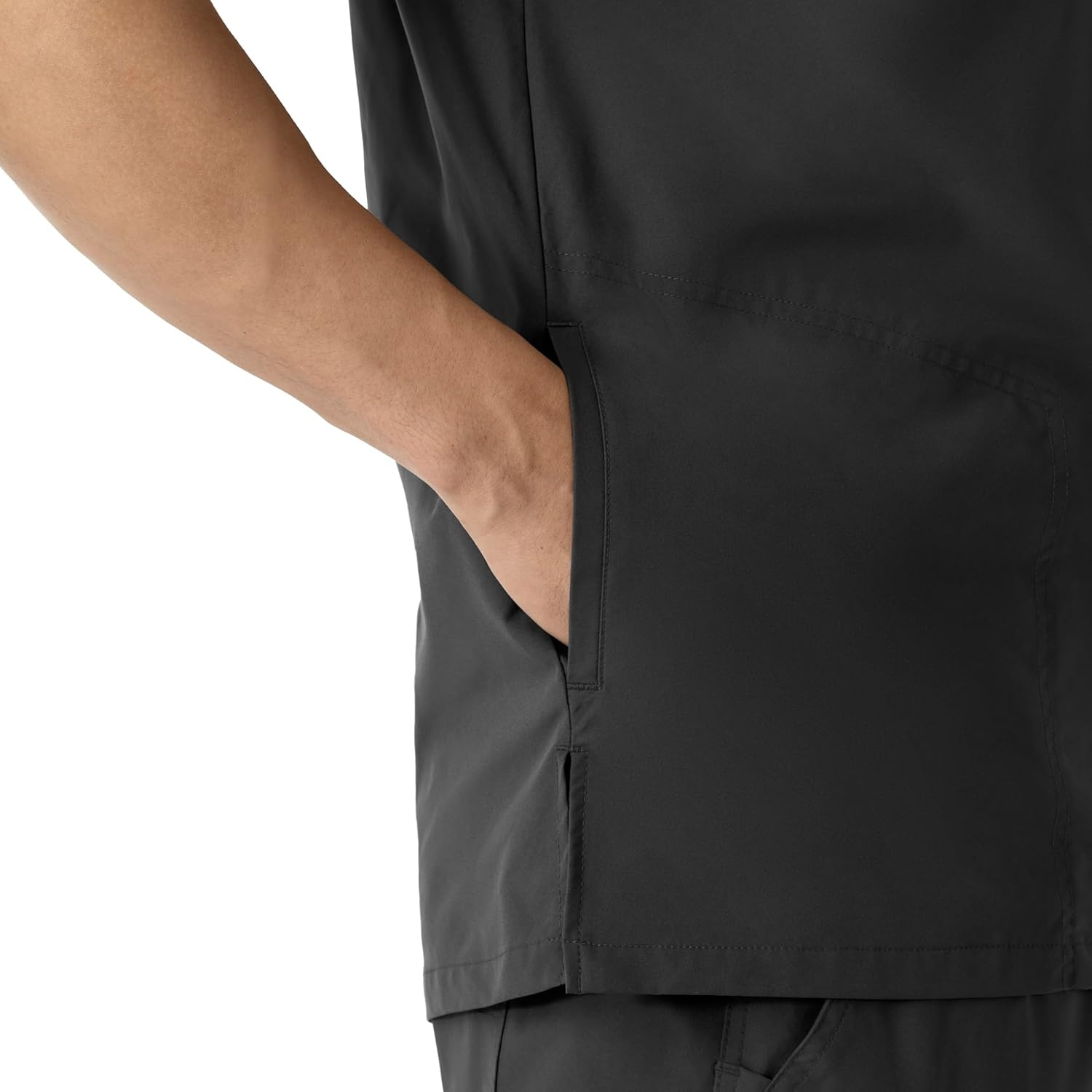 image:imageCarhartt Scrubs C16113 Force Modern Fit VNeck TopBlack