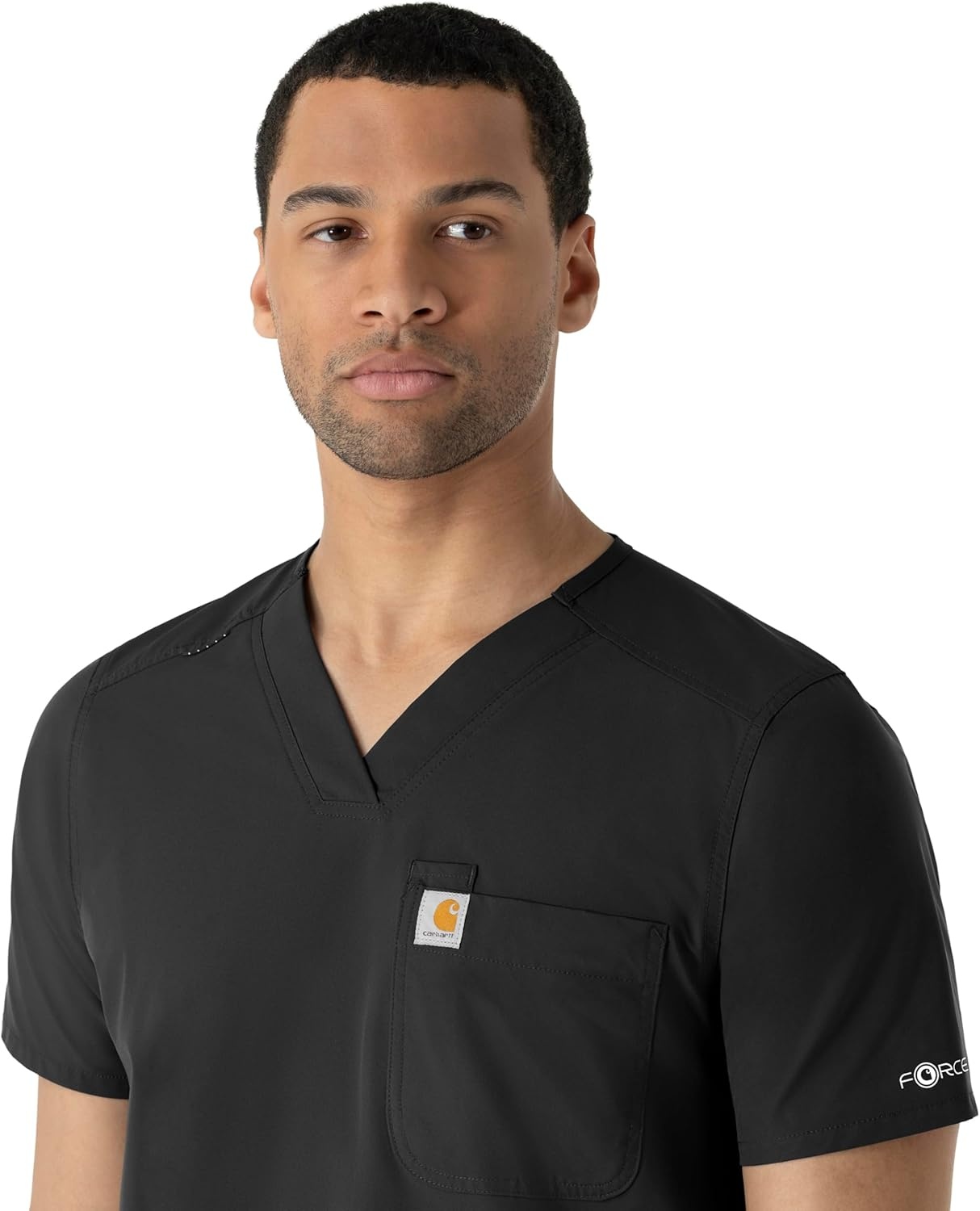 image:imageCarhartt Scrubs C16113 Force Modern Fit VNeck TopBlack