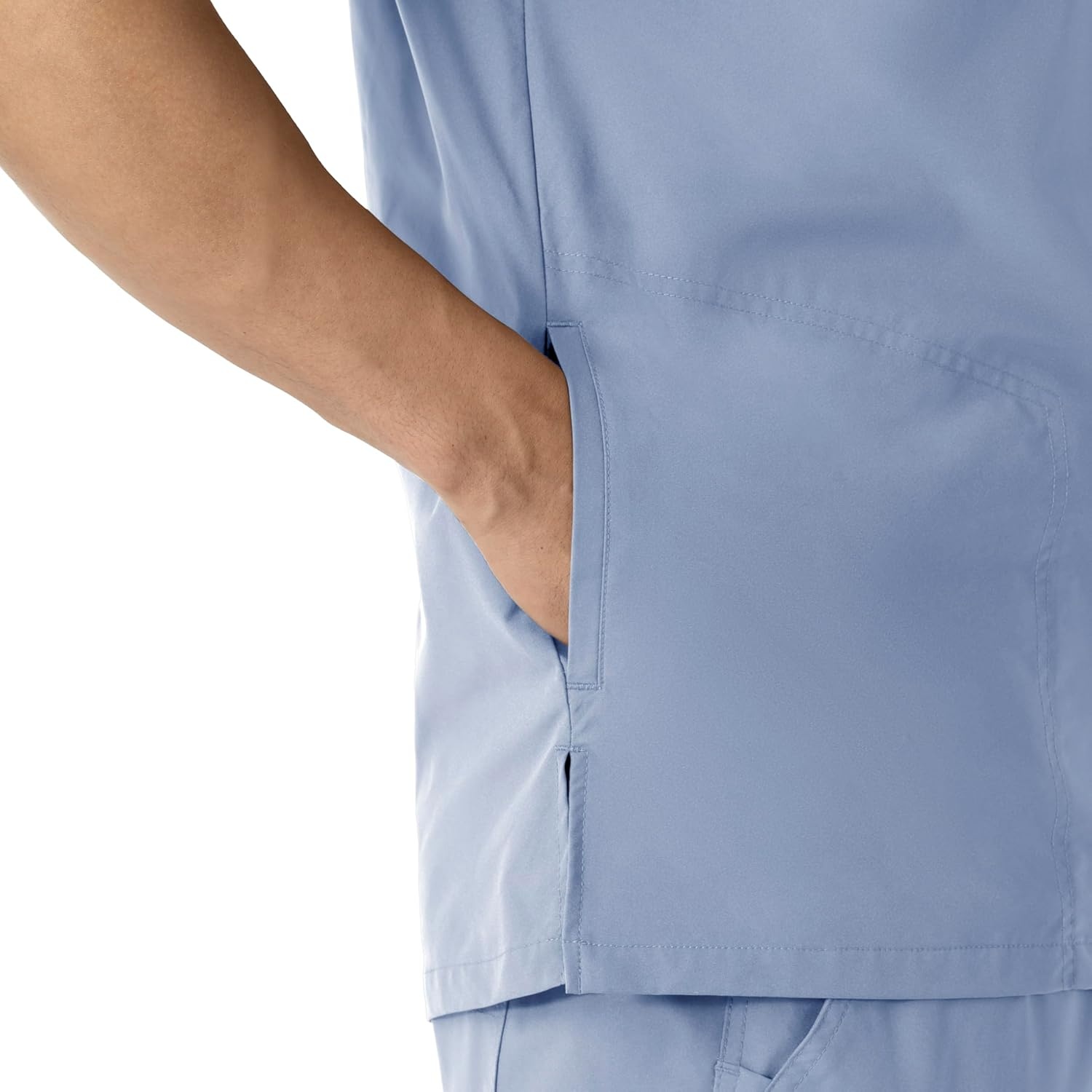 image:imageCarhartt Scrubs C16113 Force Modern Fit VNeck TopCeil Blue