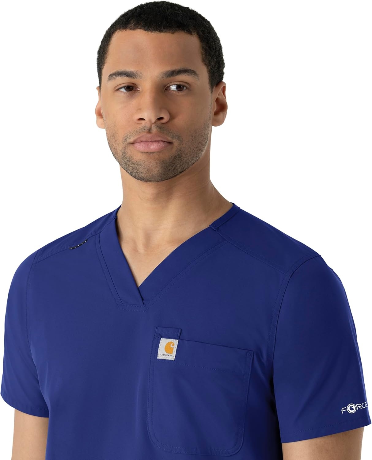 image:imageCarhartt Scrubs C16113 Force Modern Fit VNeck TopGalaxy Blue