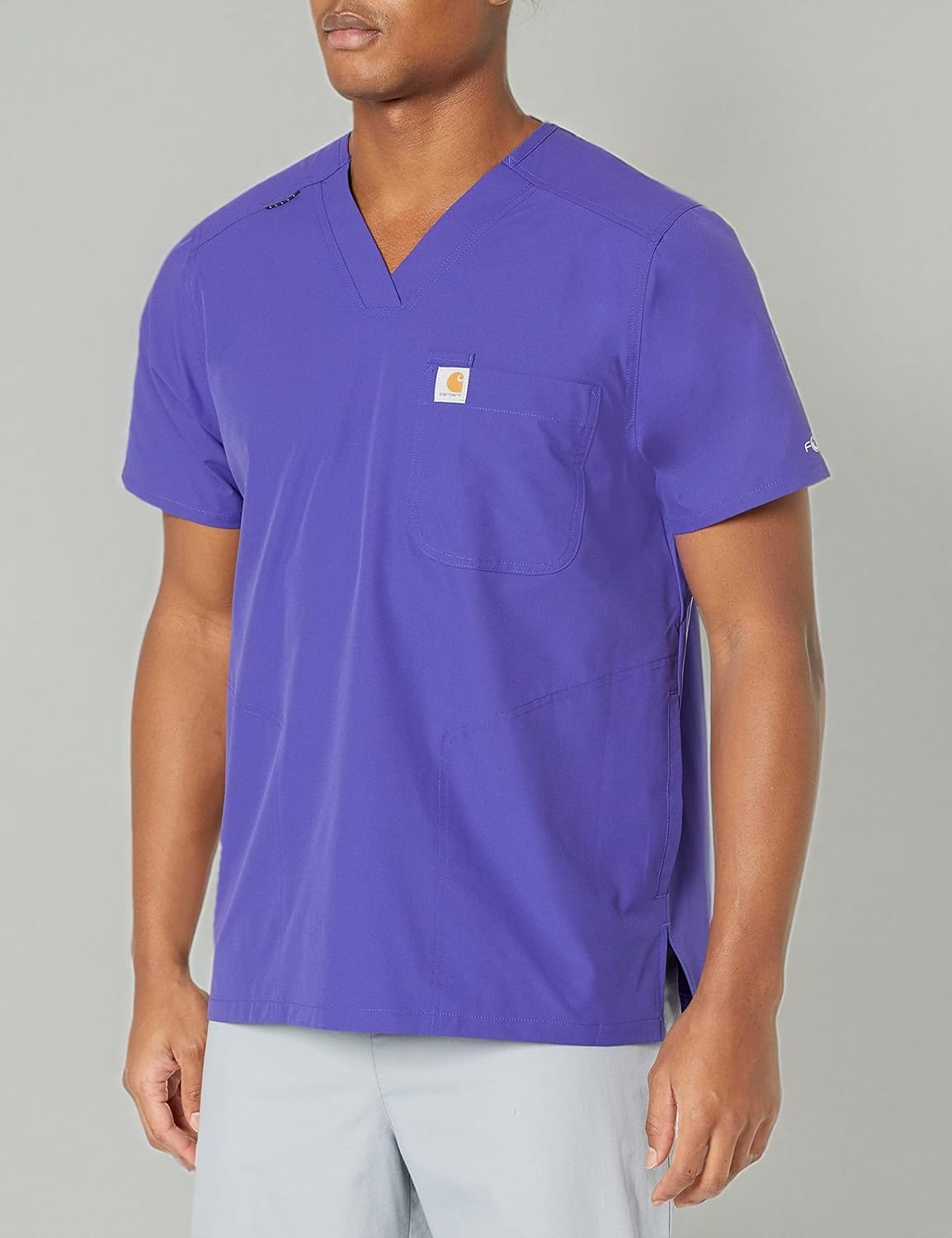 image:imageCarhartt Scrubs C16113 Force Modern Fit VNeck TopGrape